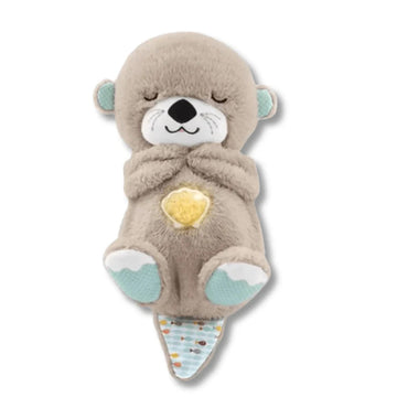 Peluche Interativo com Luz e Música - Lontra Castanho - OnLike